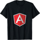 AngularJS JavaScript Programmer Shirts T-Shirt - T-Shirt | Black