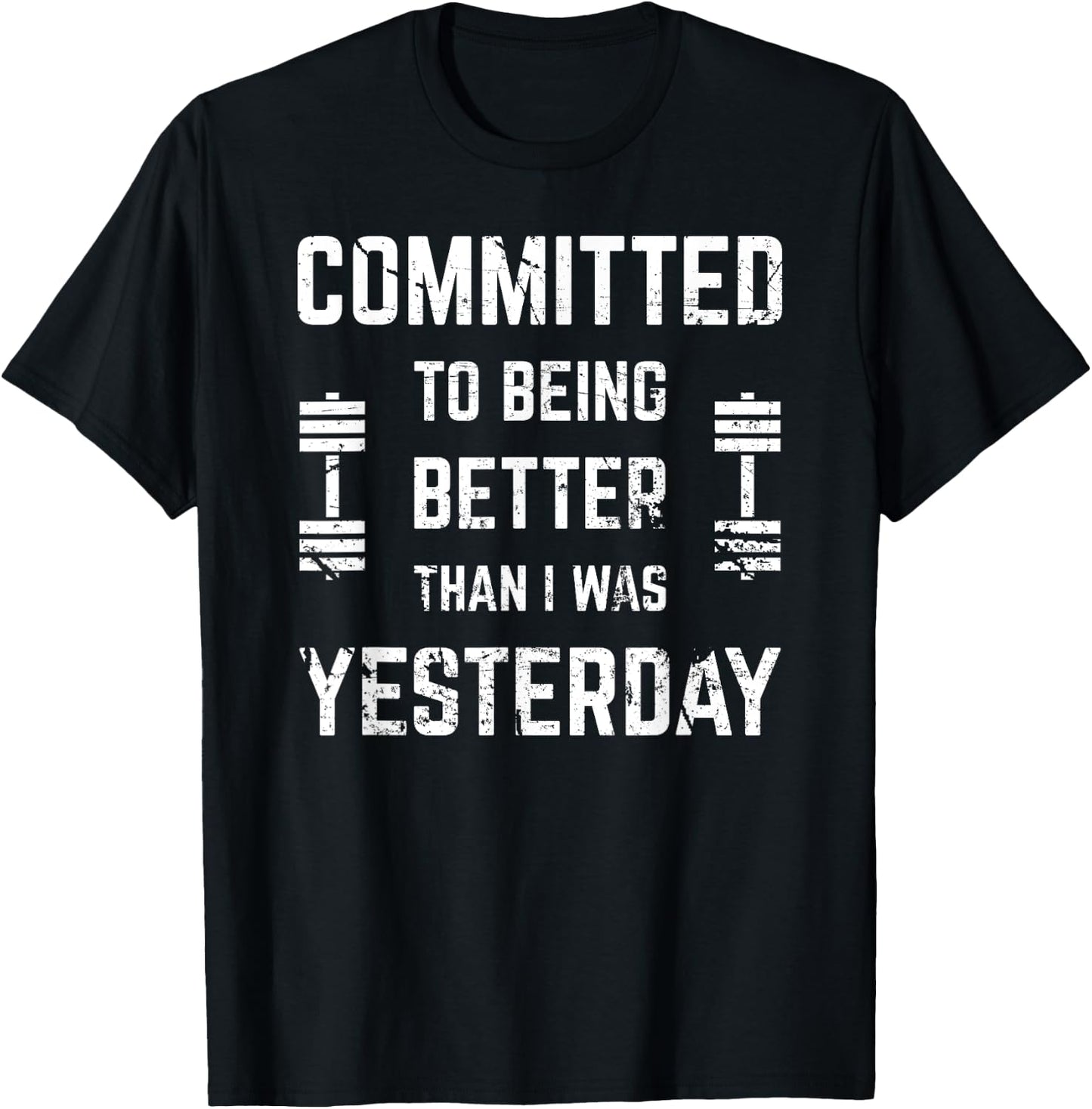 Fitness Motivation & Women With Saying Gym Workout T-Shirt - T-Shirt | Black