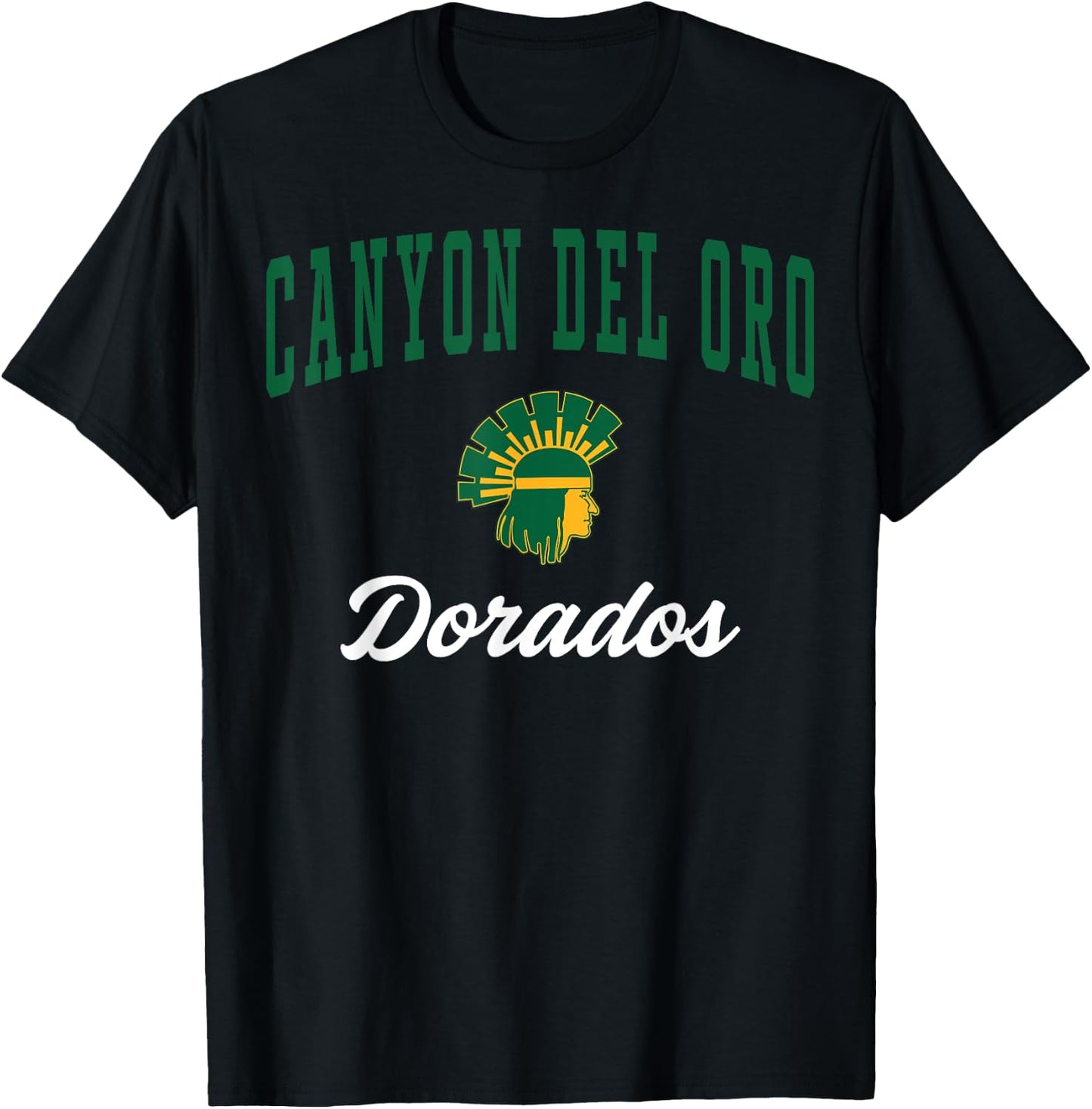 Canyon Del Oro High School Dorados C3 T-Shirt - T-Shirt | Black