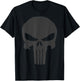 Marvel The Punisher Skull Blacked Out Logo Graphic T-Shirt - T-Shirt | Black