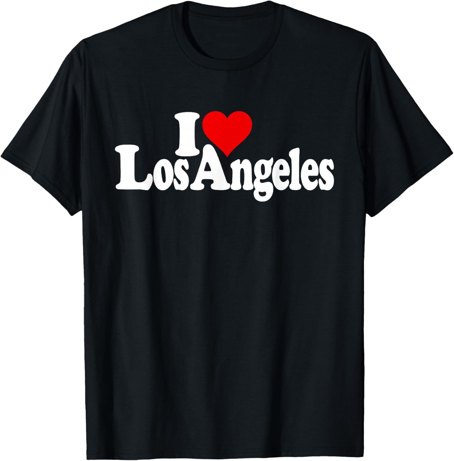 I Love Heart Los Angeles La T-Shirt - T-Shirt | Black