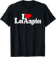 I Love Heart Los Angeles La T-Shirt - T-Shirt | Black
