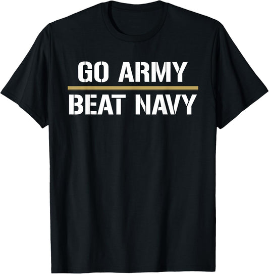 2019 Go Army! Beat Navy! Make it 4 in a Row T-Shirt - T-Shirt | Black