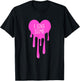 I love Slime DIY Slime Lovers Heart for Slime Queens T-Shirt - T-Shirt | Black