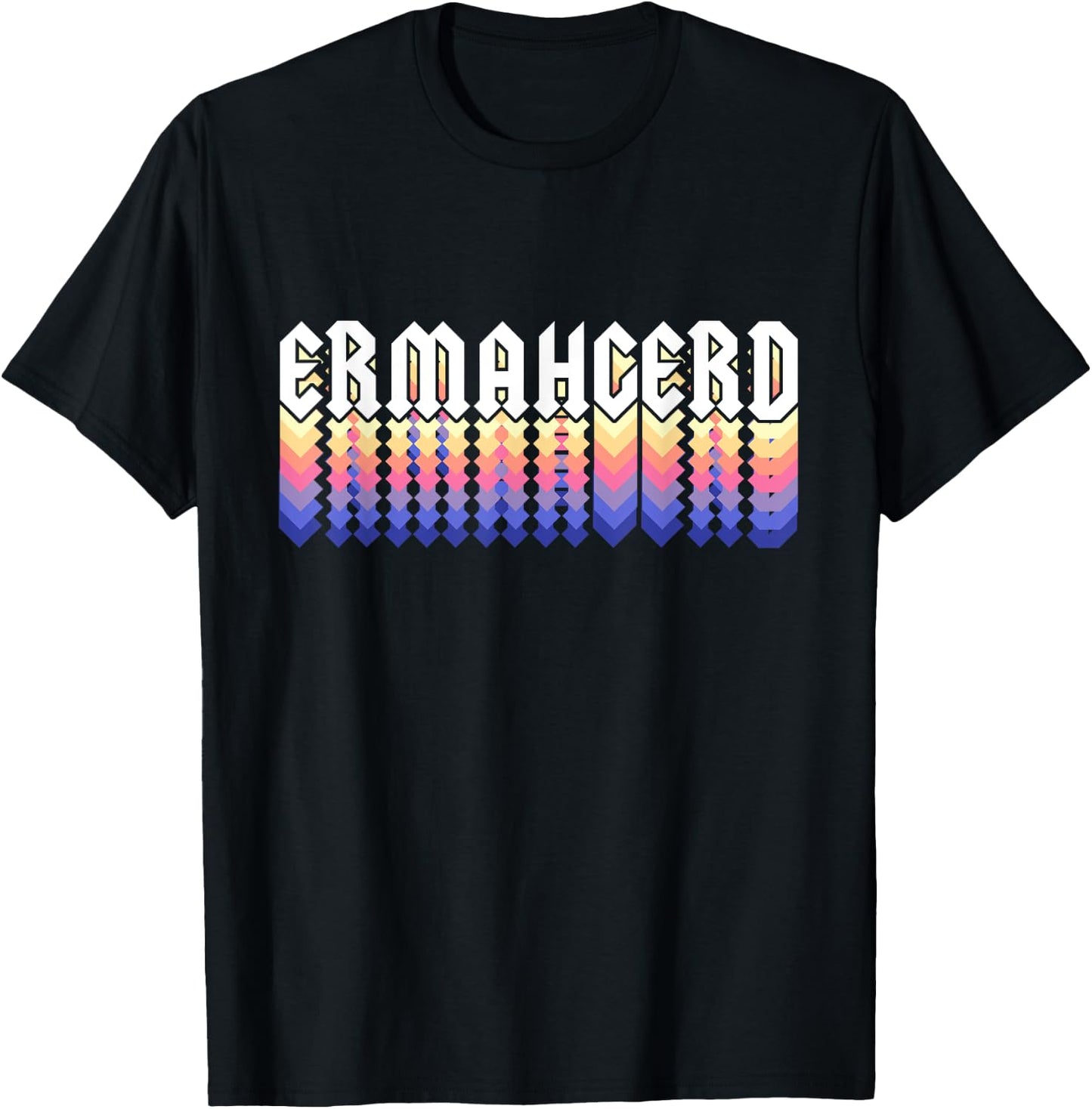 Ermahgerd - Oh My God Meme T-Shirt - T-Shirt | Black