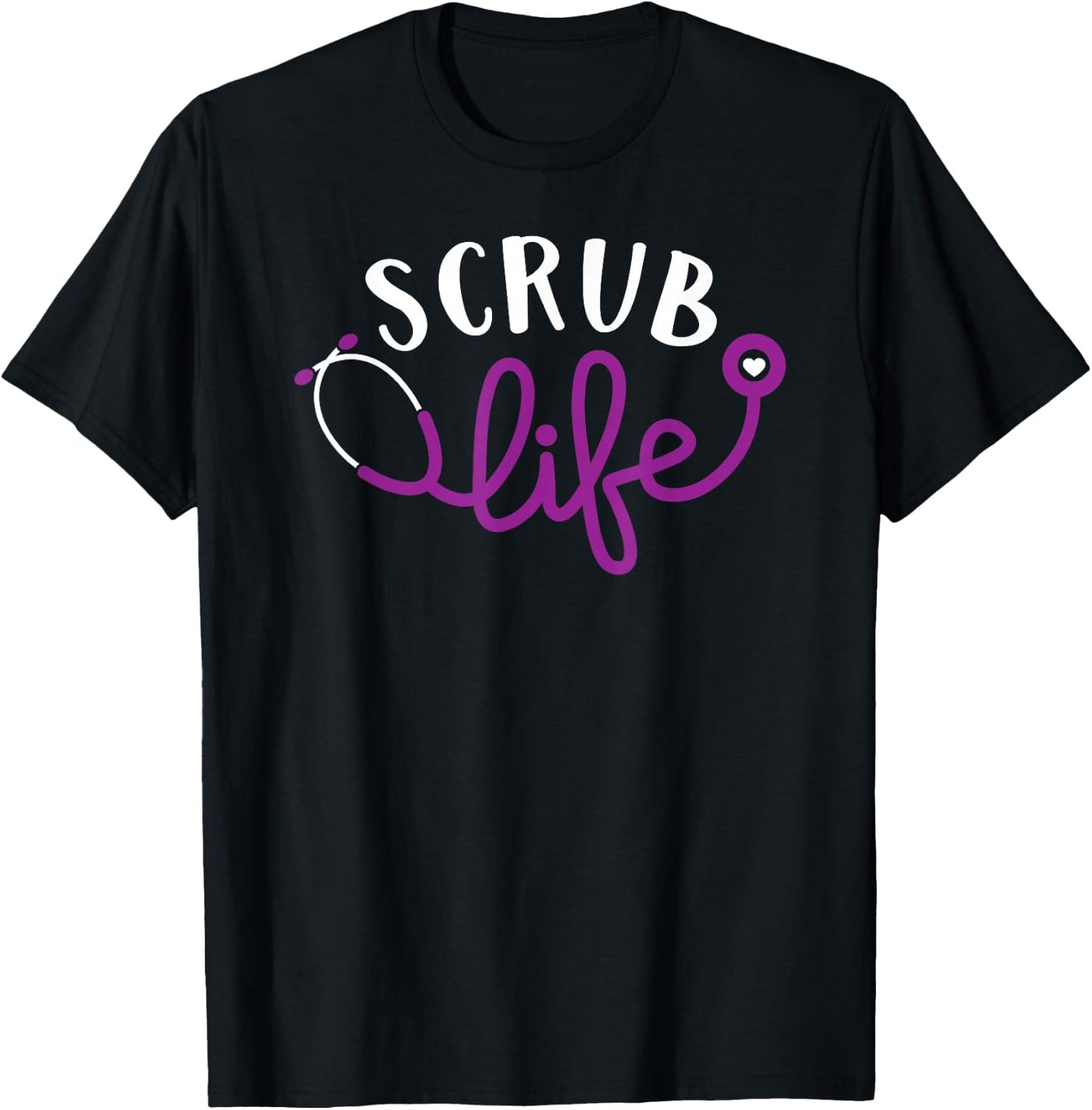 Scrub Life Shirt, Nurse , Funny Medical , Nurses T-Shirt - T-Shirt | Black