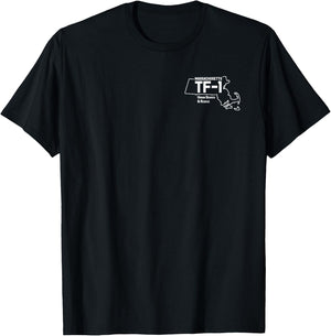 Urban Search Rescue Massachusetts Task Force MA-TF1 Duty T-Shirt - T-Shirt | Black