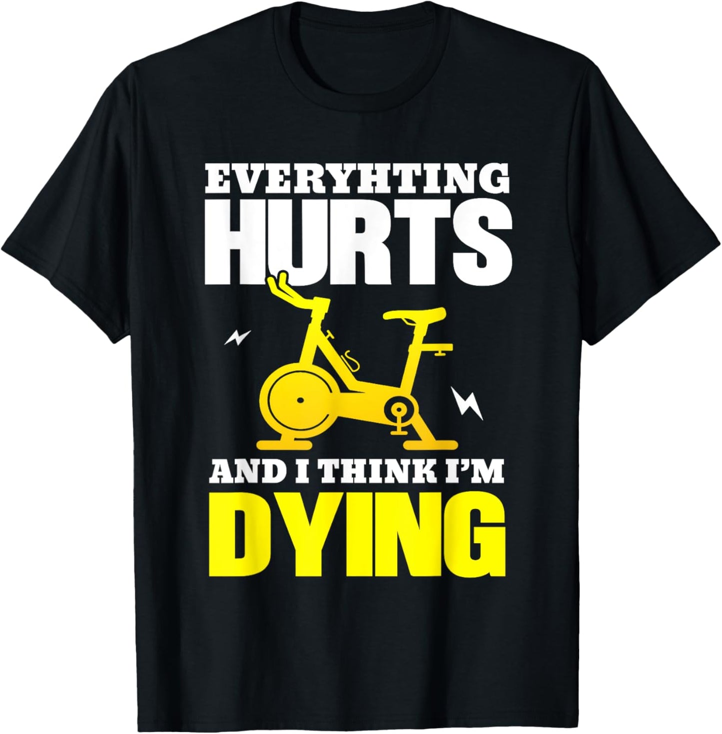 Indoor Spinning Funny Spin Class T-Shirt - T-Shirt | Black