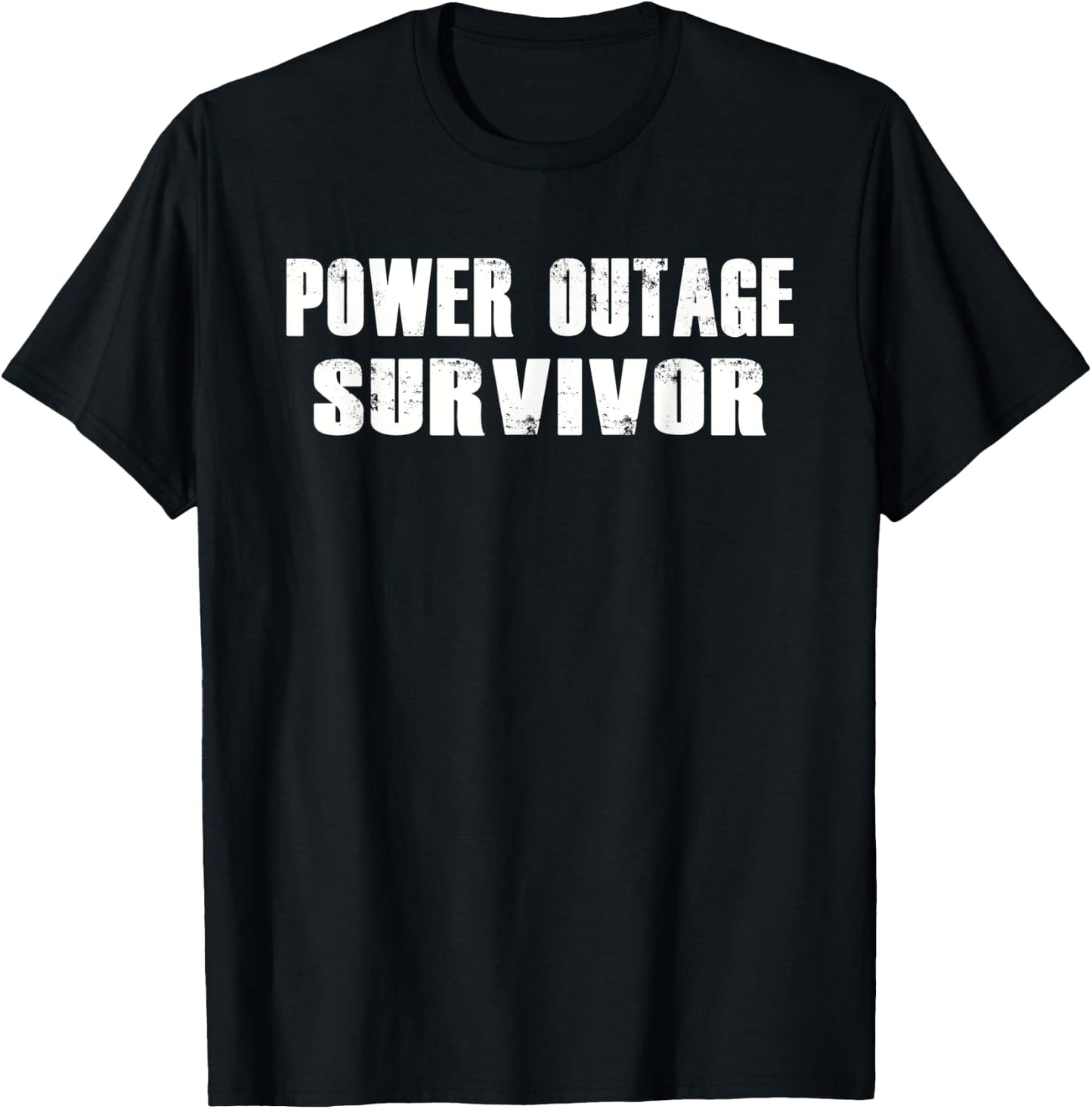 Power outage Survivor Nor Cal Blackout PG& E T-Shirt - T-Shirt | Black