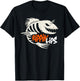 Fishing Rippin' Lips Fish Bones T Shirt T-Shirt - T-Shirt | Black