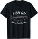 Fishing Salmon River New York Fish On T-Shirt - T-Shirt | Black