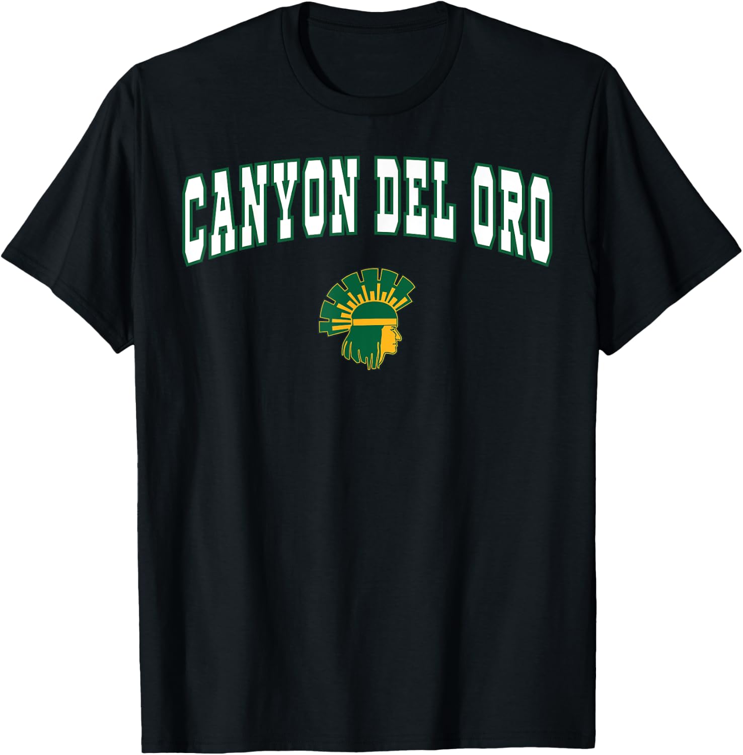 Canyon Del Oro High School Dorados C2 T-Shirt - T-Shirt | Black