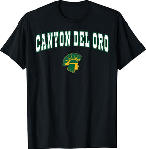 Canyon Del Oro High School Dorados C2 T-Shirt - T-Shirt | Black