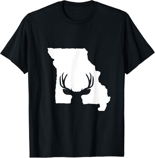Missouri Deer Hunter Deer Hunting T-Shirt - T-Shirt | Black