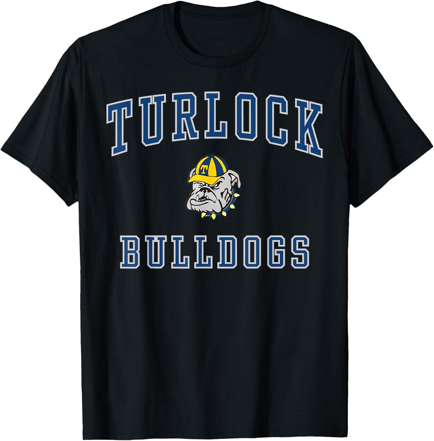 Turlock High School Bulldogs C1 T-Shirt - T-Shirt | Black