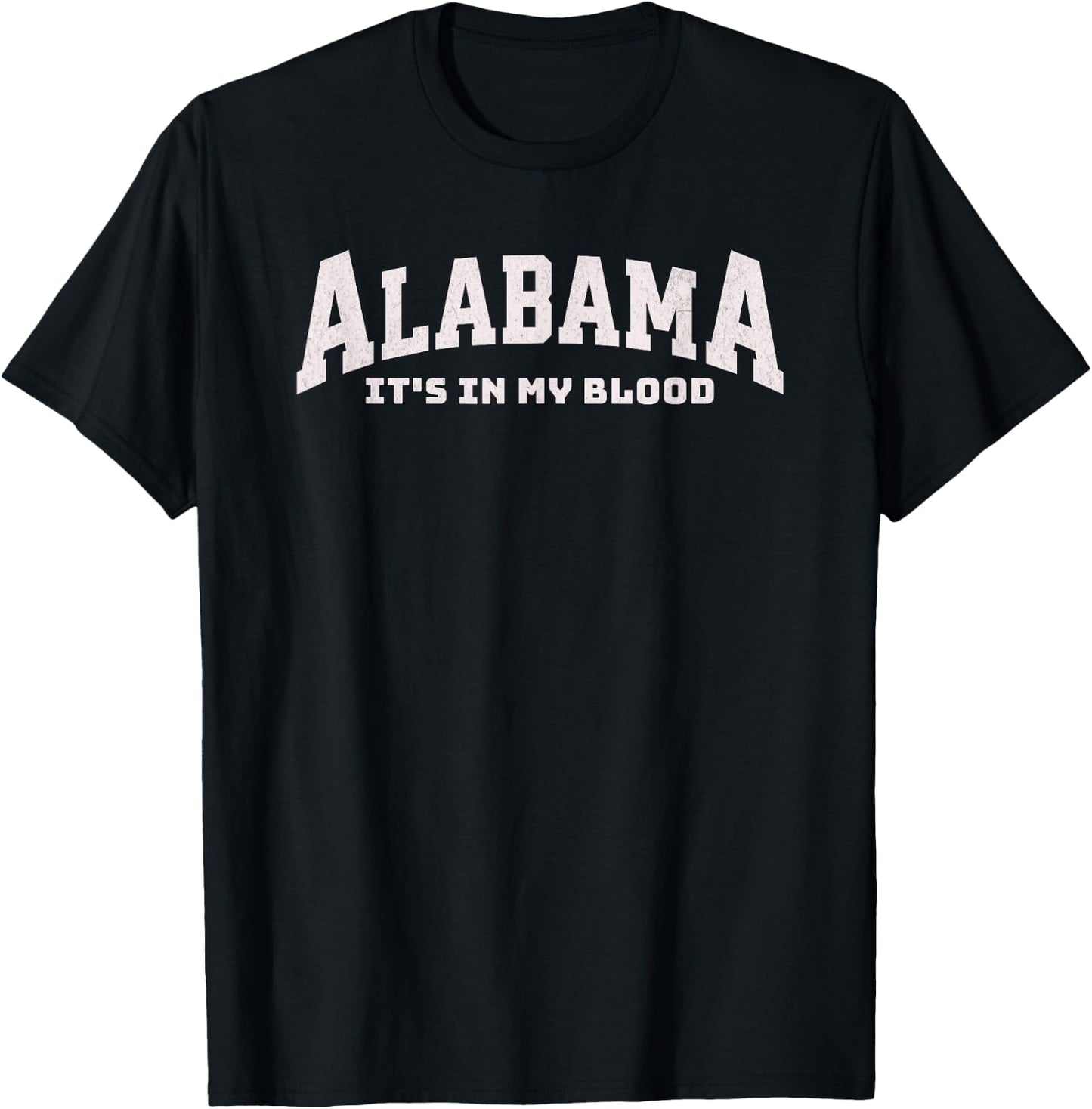 Vintage Alabama It's In My Blood T-Shirt - T-Shirt | Black
