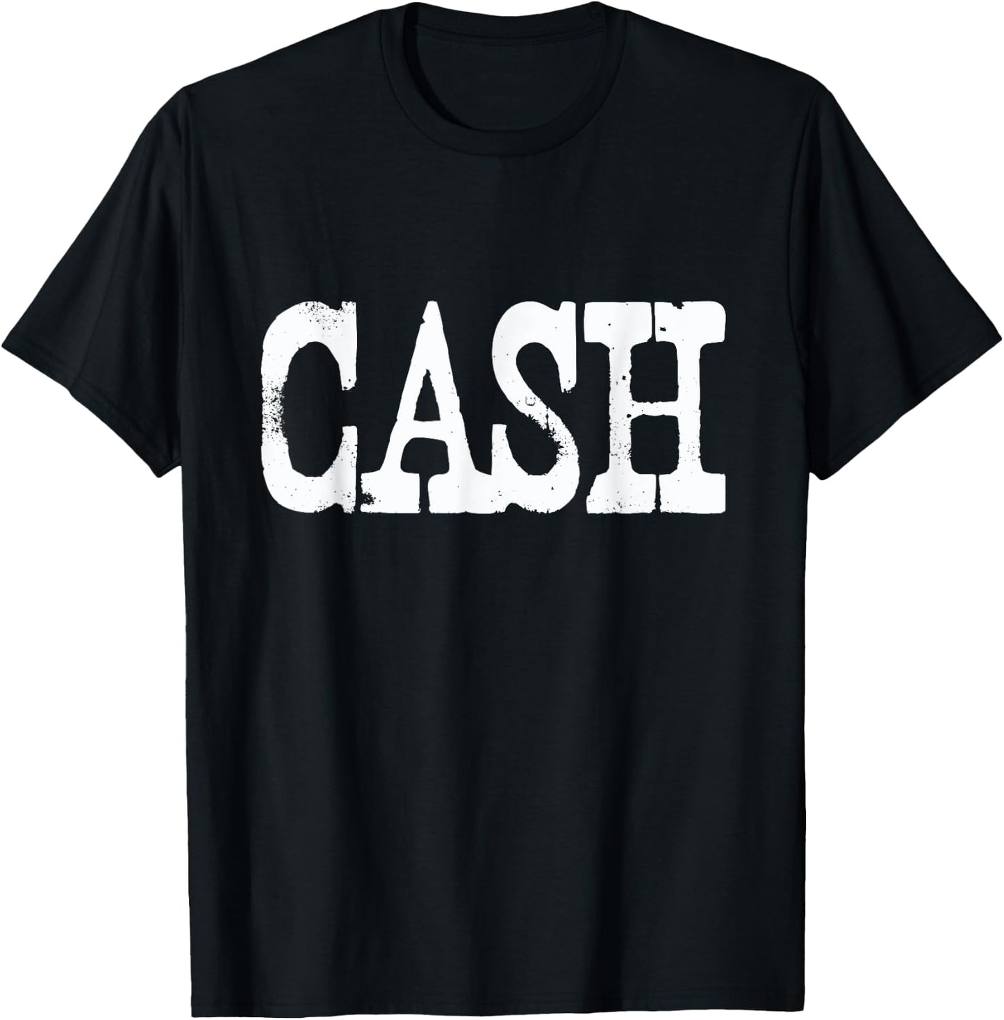 Vintage Cash Country Music T-Shirt - T-Shirt | Black