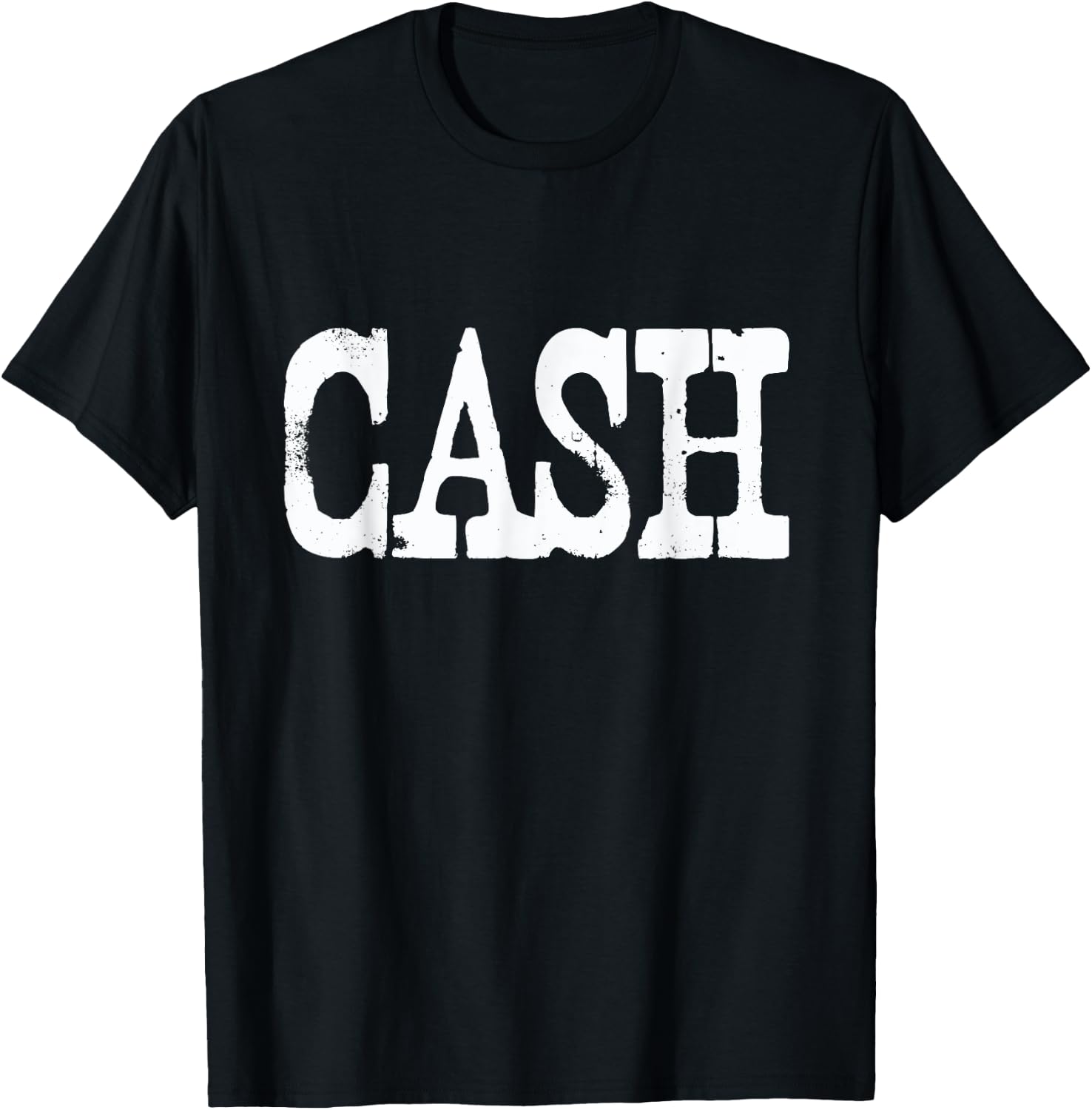 Vintage Cash Country Music T-Shirt - T-Shirt | Black