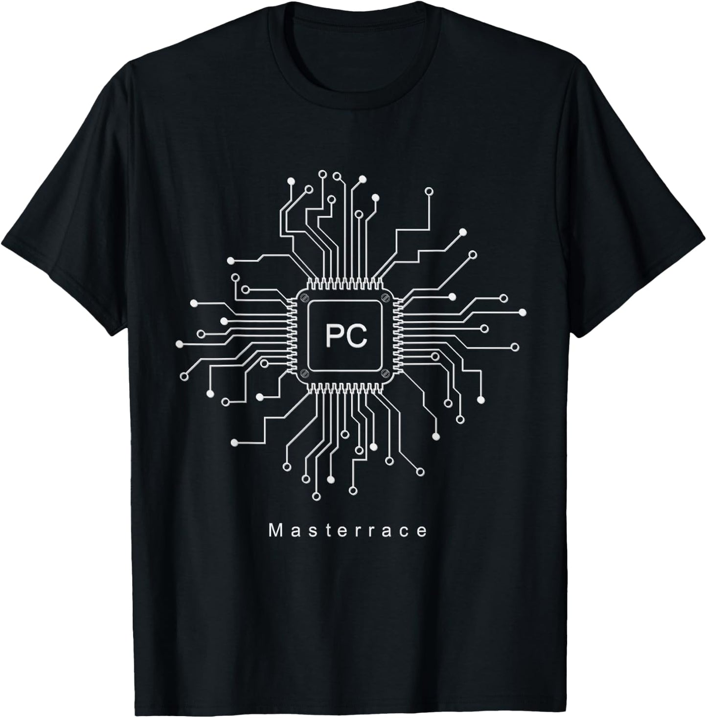 PC Master Race - CPU Nerd T-Shirt - T-Shirt | Black
