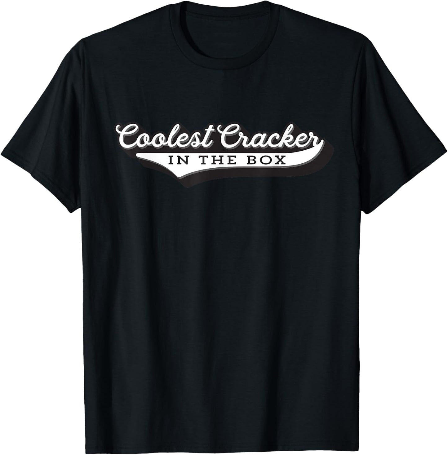 Coolest Cracker In The Box Funny Meme T-Shirt - T-Shirt | Black