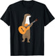 Guitar Otter Shirt Animal Kids Guitarist Gift Men Art Outfit T-Shirt - T-Shirt | Black