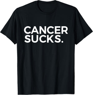 Cancer Sucks : MEN /WOMEN / YOUTH (Oncology) T-Shirt - T-Shirt | Black