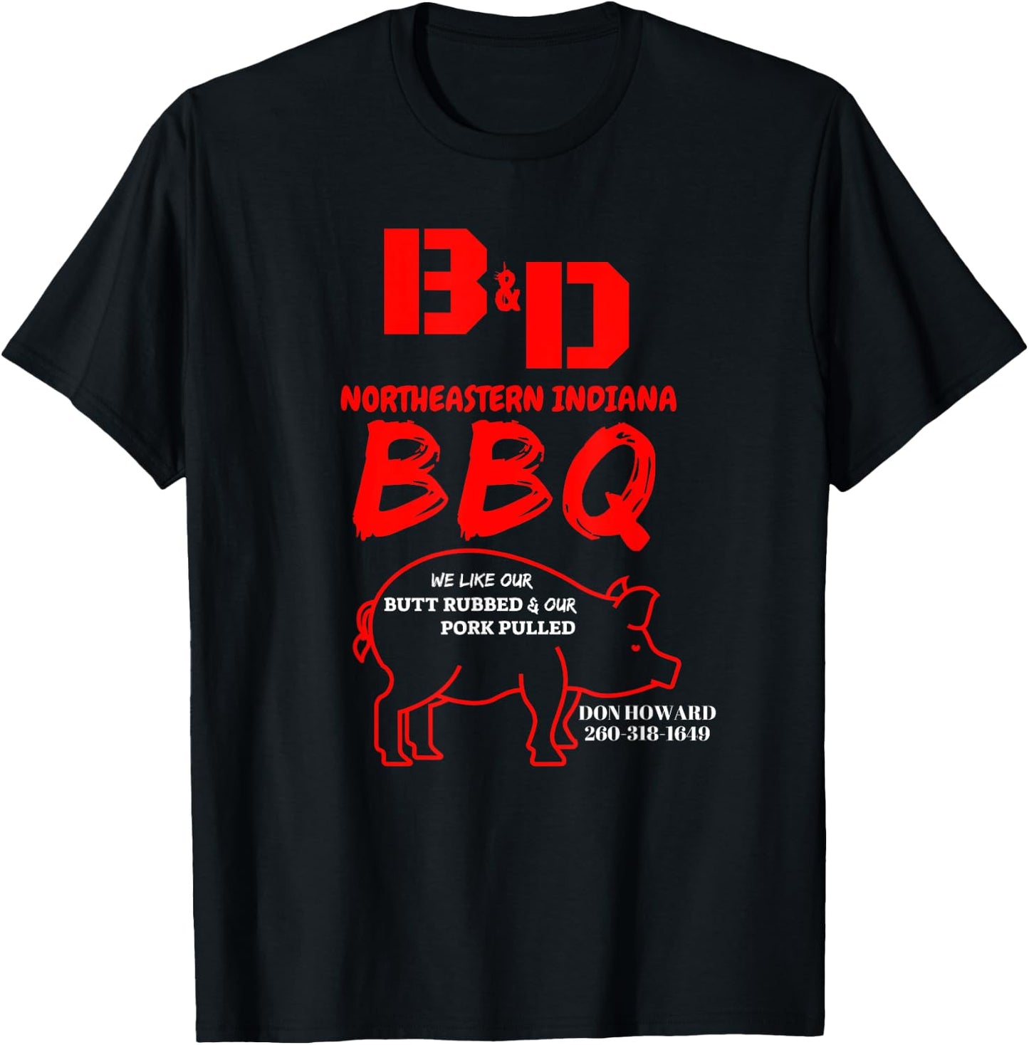 B&D BBQ , Grill Masters for Hire T-Shirt - T-Shirt | Black