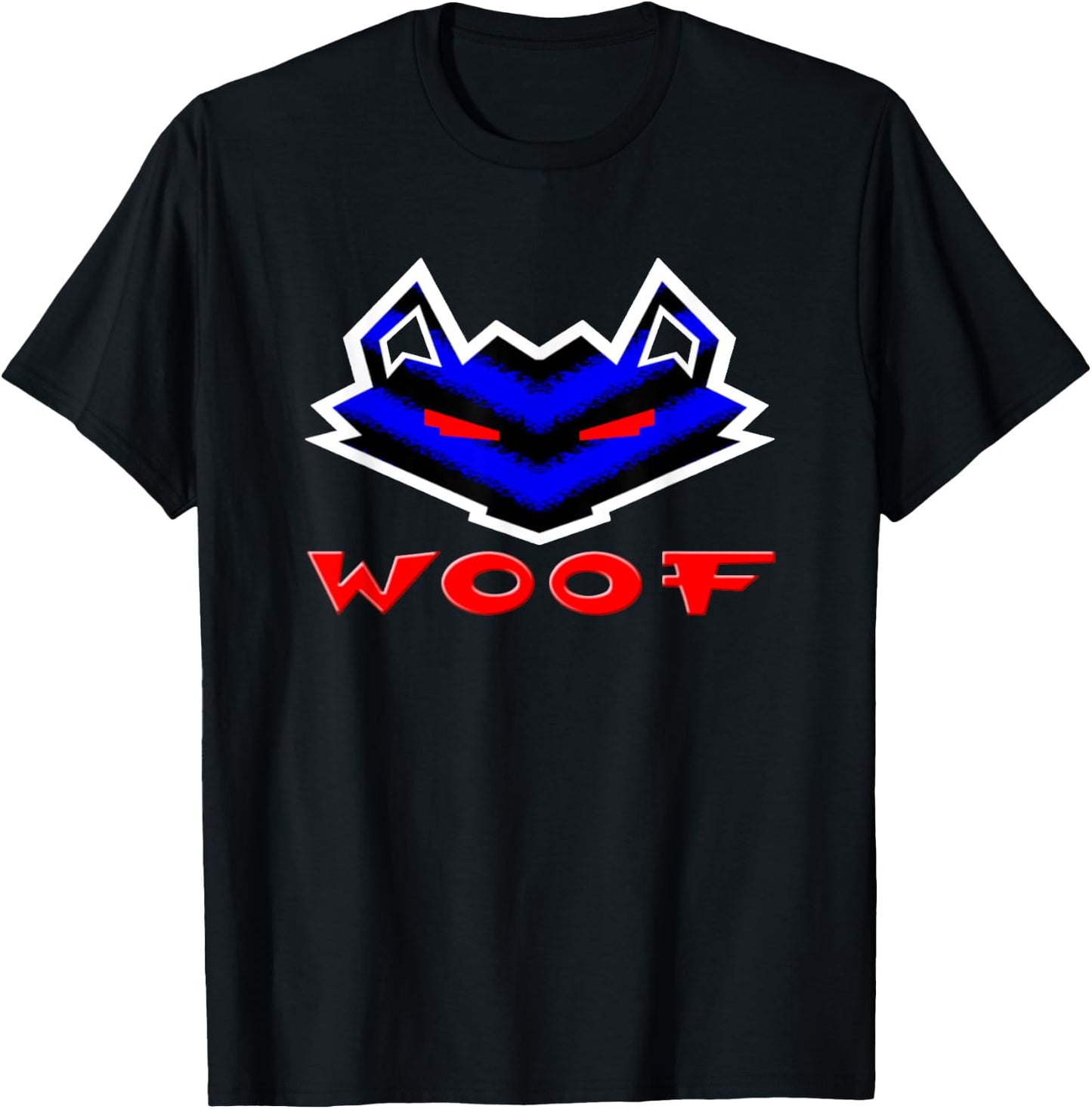 Woof Gay Leather Wolf Fetish Gift, Muscle Men Pup Play Kink T-Shirt - T-Shirt | Black