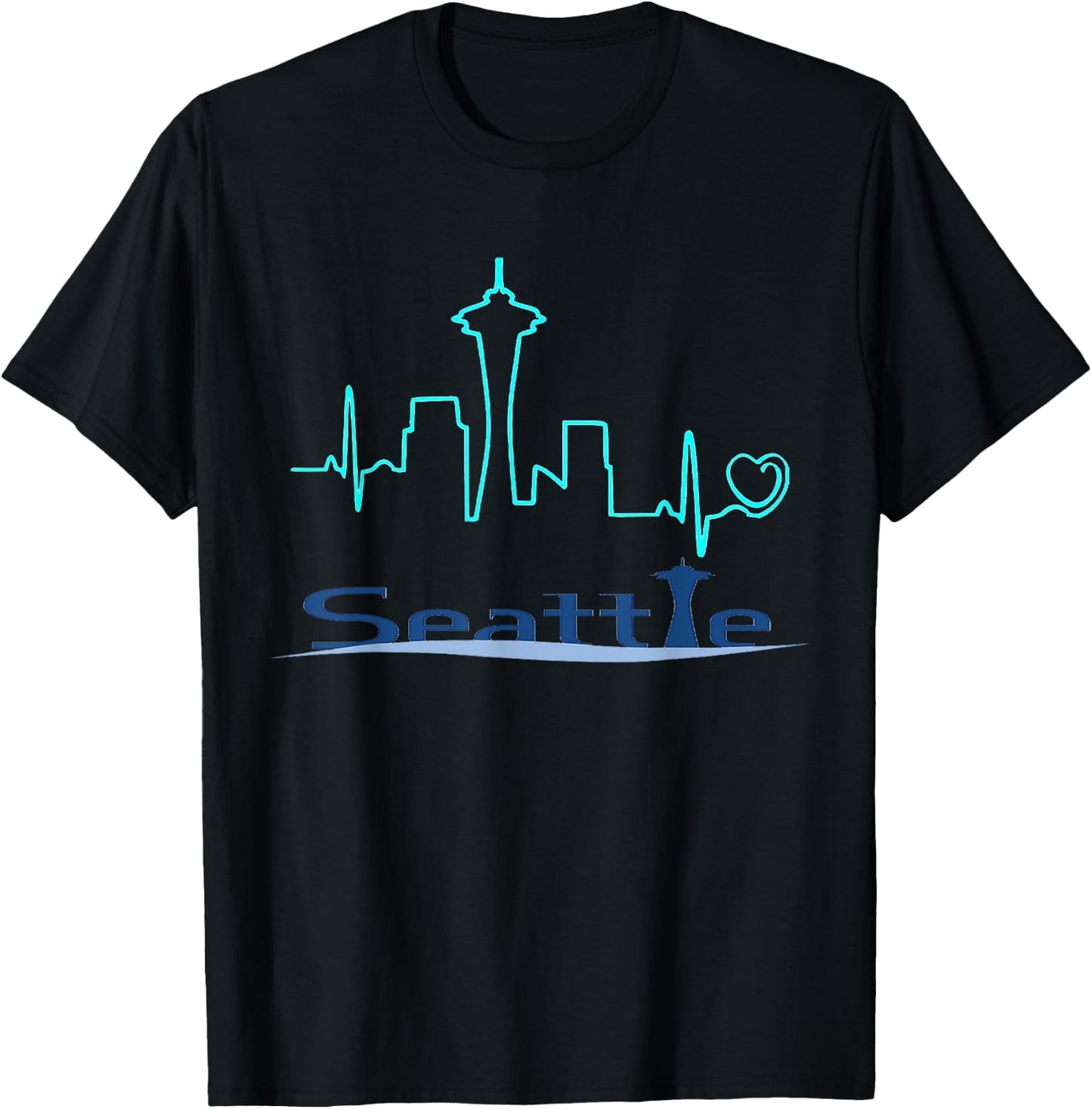 Seattle Space Needle T-Shirt - T-Shirt | Black