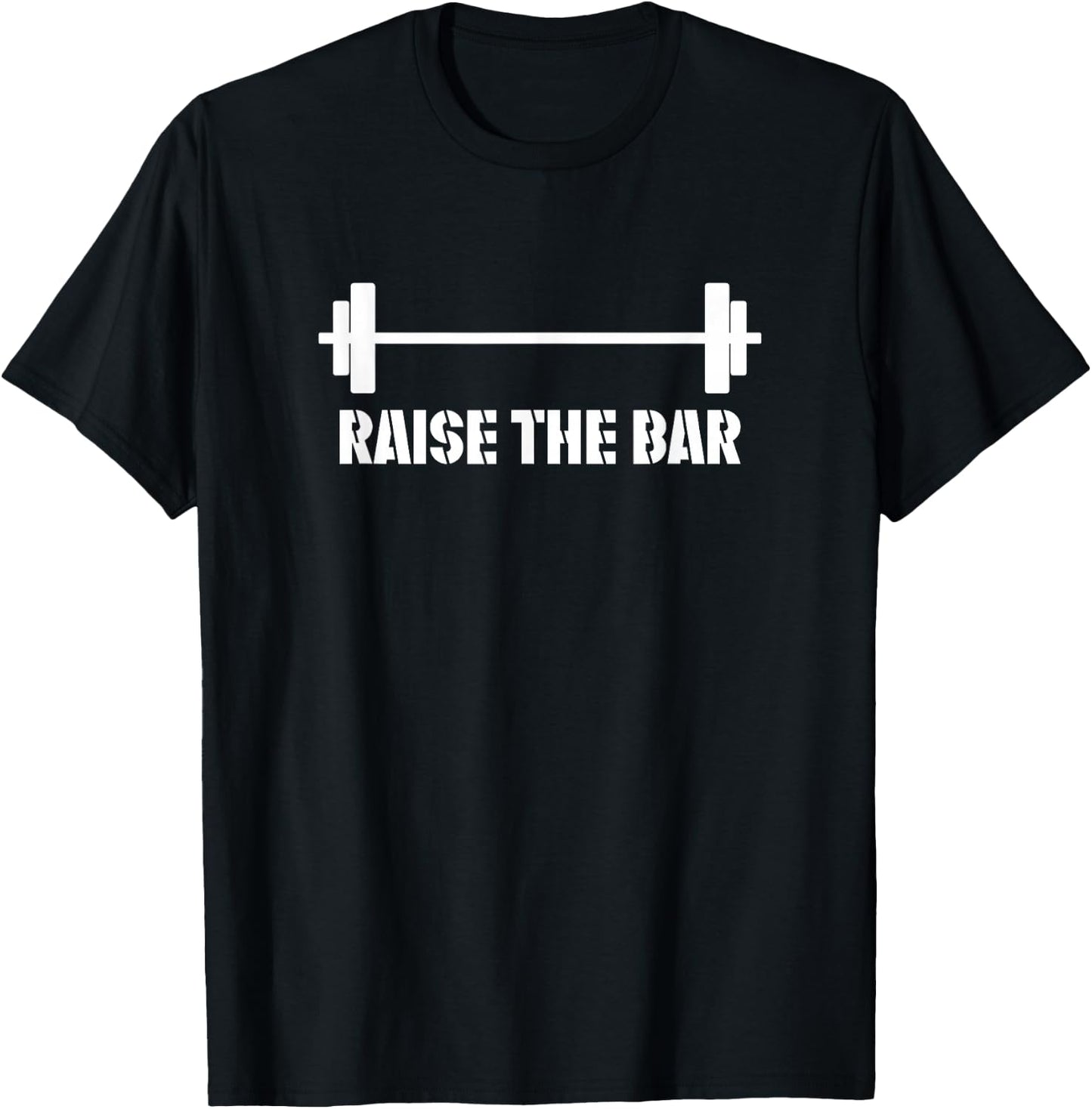Two Ounce Apparel Raise the bar Gym T-Shirt - T-Shirt | Black