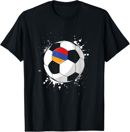 Armenian Football Athlete Team Coach Armenia Player T-Shirt - T-Shirt | Black