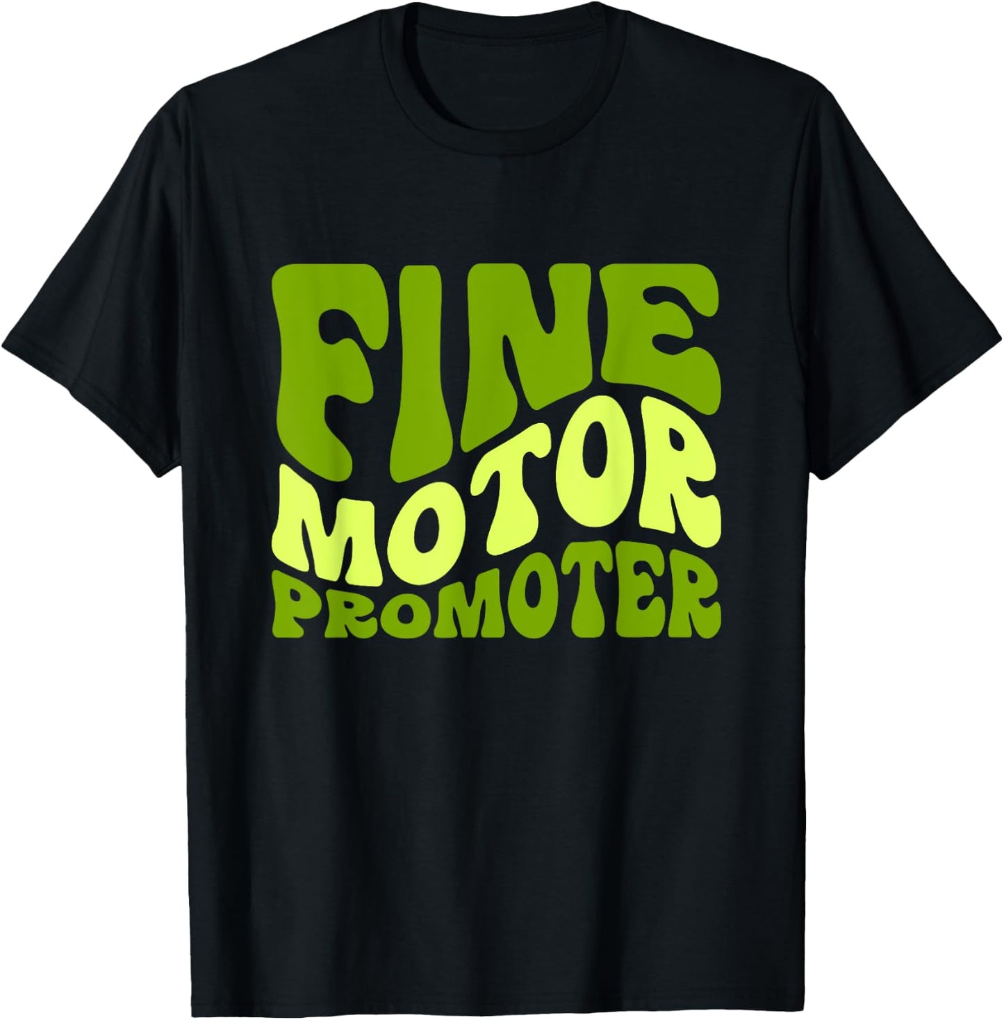 Occupational Therapy Fine Motor Promoter T-Shirt - T-Shirt | Black