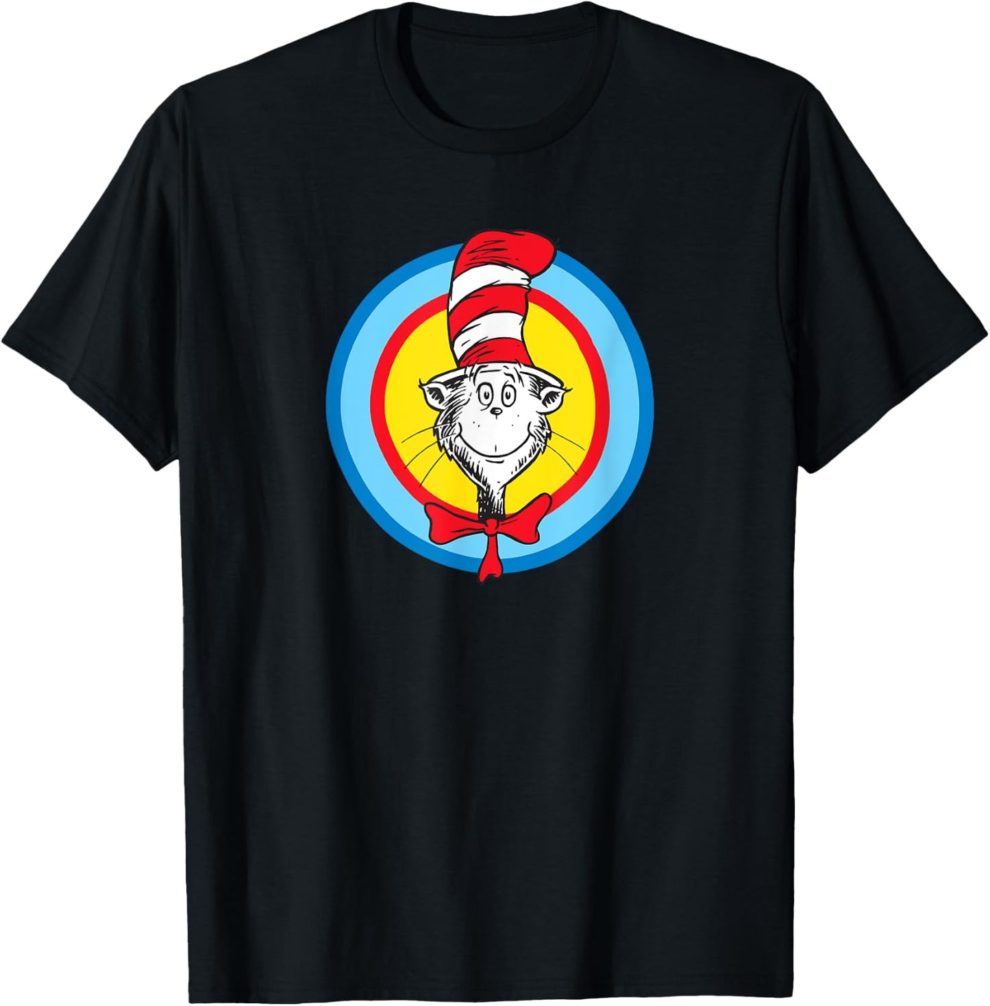 Dr. Seuss Bull's-eye Cat T-Shirt - T-Shirt | Black