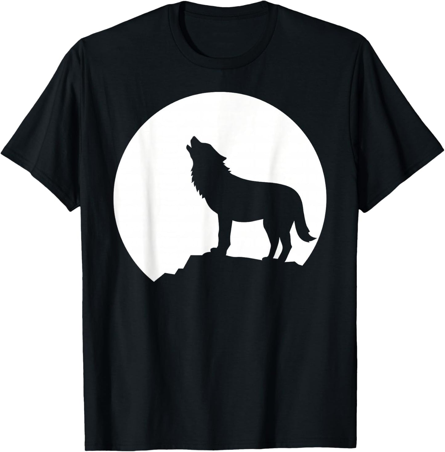 Wolf Moon T-Shirt - T-Shirt | Black