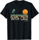 Vintage Santa Cruz California Sunset Palms T-Shirt - T-Shirt | Black