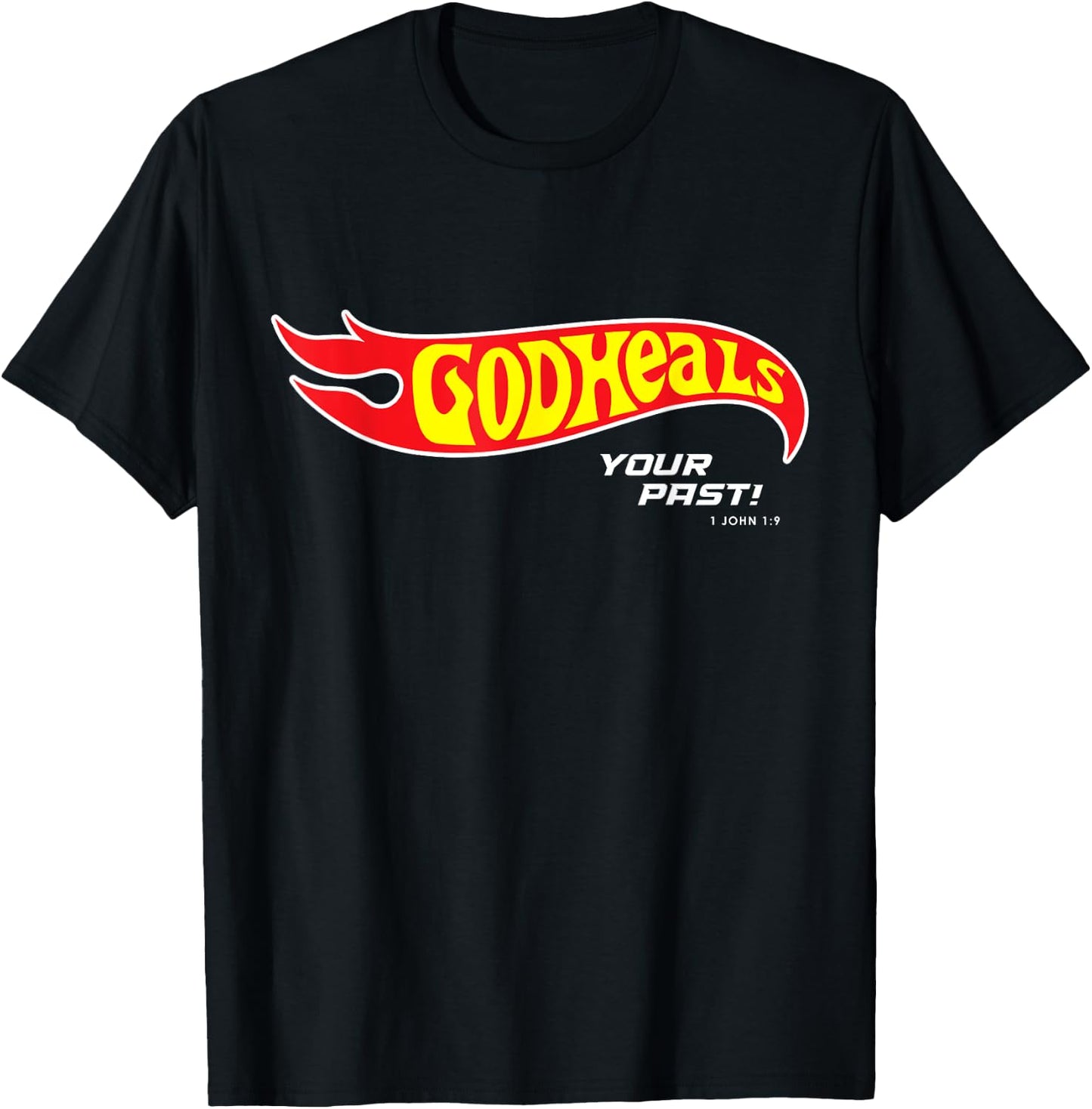 Christian Christmas gifts bible verse scriptures God Heals T-Shirt - T-Shirt | Black