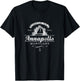 Annapolis MD Sailboat Vintage Nautical Throwback T-Shirt - T-Shirt | Black
