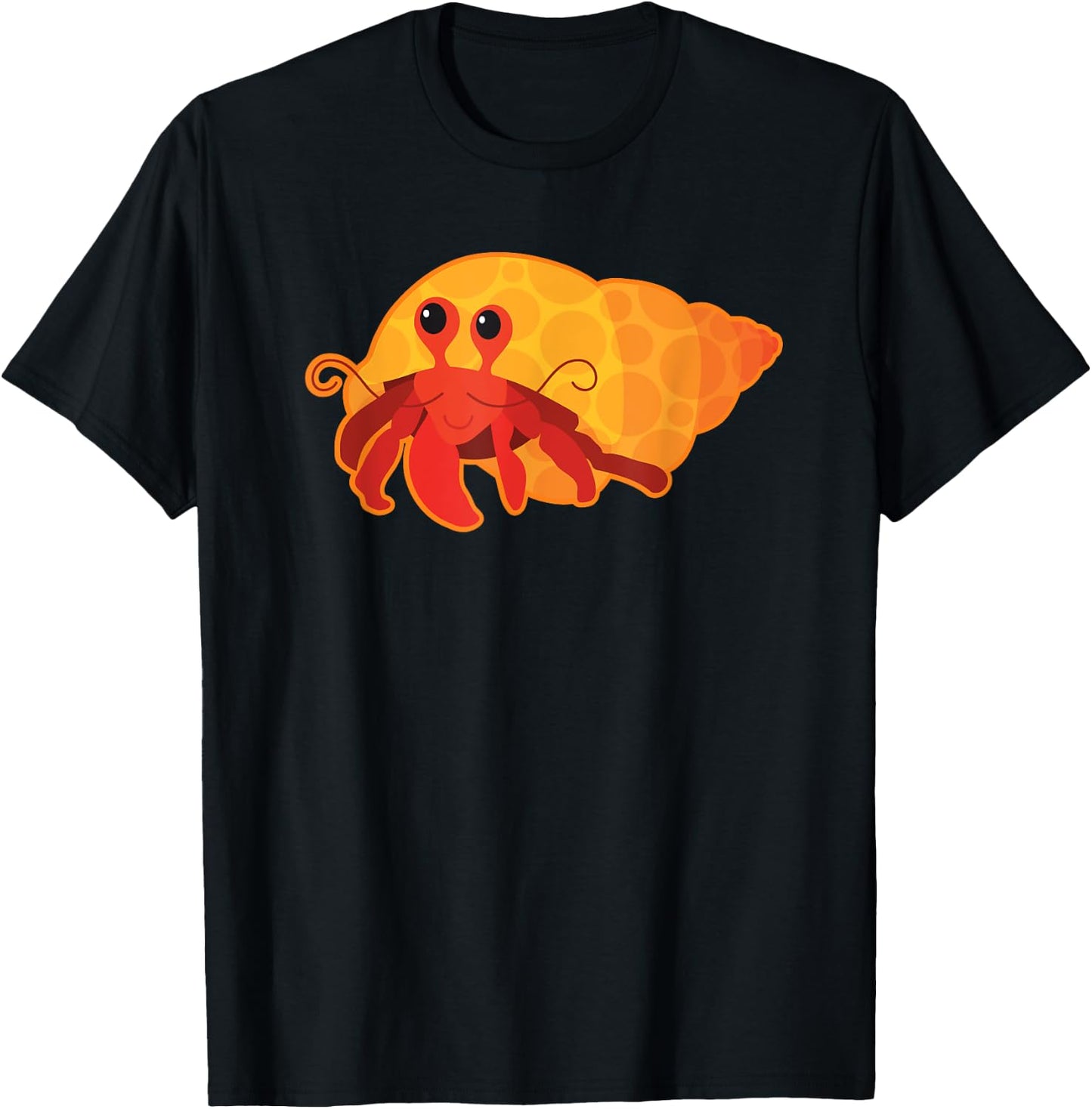 Hermit Crab Cute Pets Ocean Beach T-Shirt - T-Shirt | Black