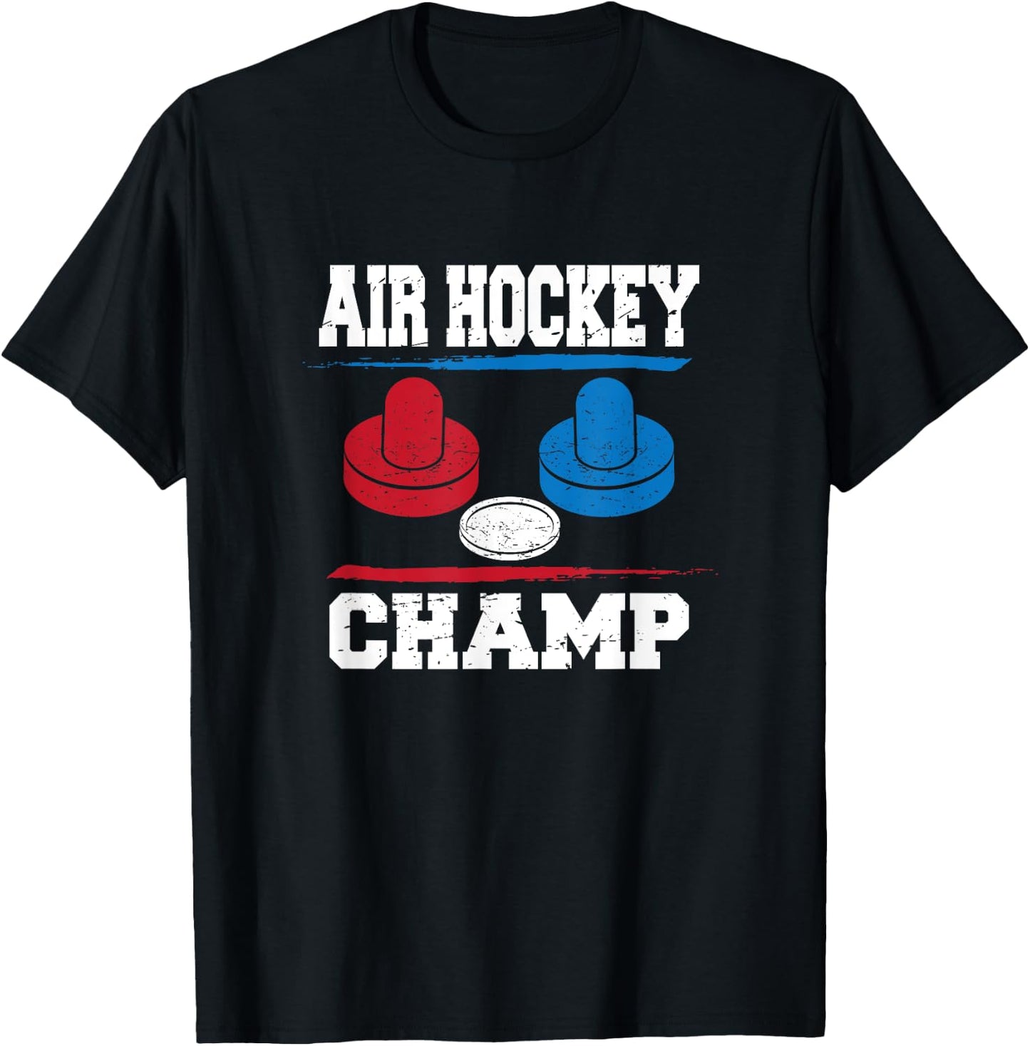 Air Hockey Champ T Shirt hockey table champion T-Shirt - T-Shirt | Black