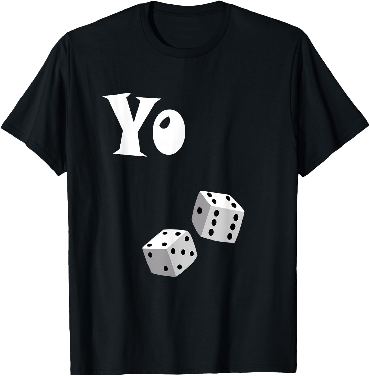 Yo 11 / Eleven / Funny / / / Gambling / Craps T-Shirt - T-Shirt | Black