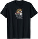 Book Hog Cute Hedgehog Reading Shirt T-Shirt - T-Shirt | Black