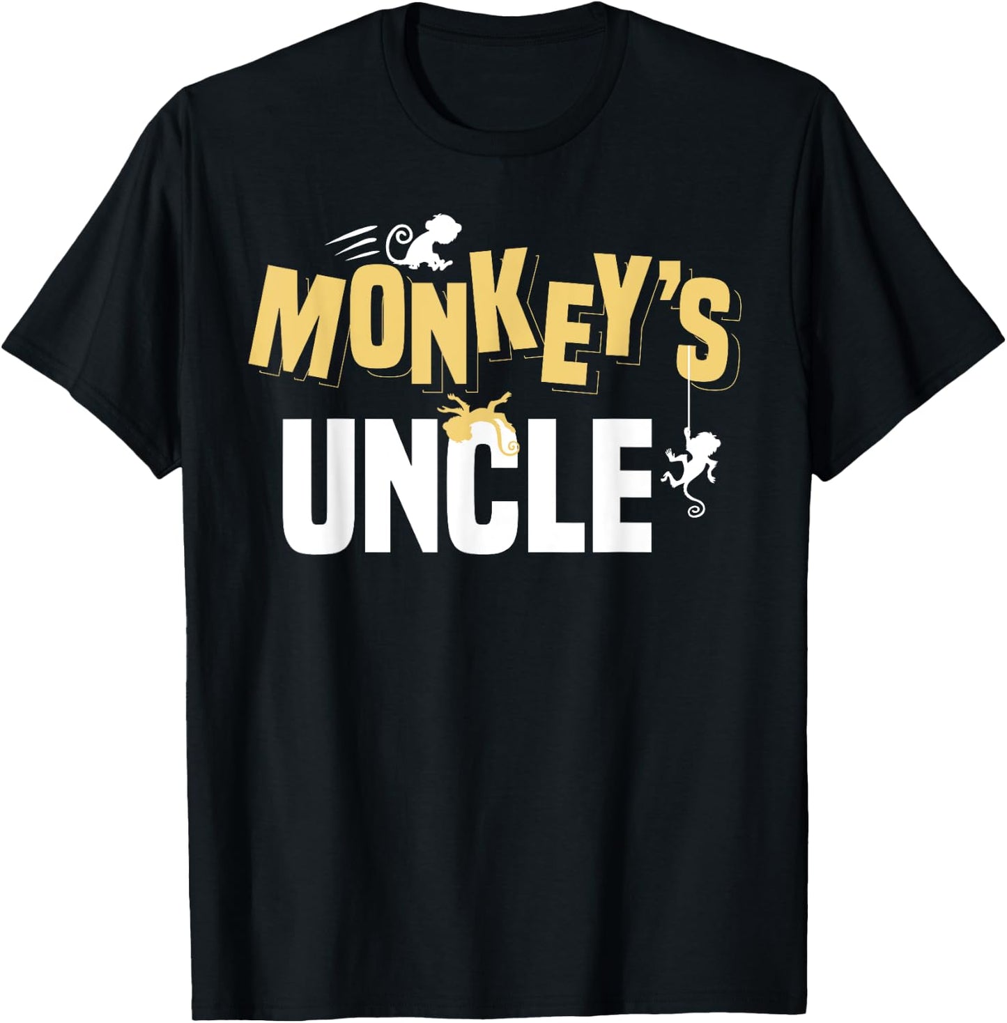 Monkey's Uncle T-Shirt - T-Shirt | Black
