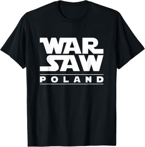 Warsaw Poland Shirt for Warszawa Polska T-Shirt - T-Shirt | Black