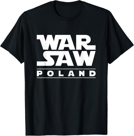 Warsaw Poland Shirt for Warszawa Polska T-Shirt - T-Shirt | Black