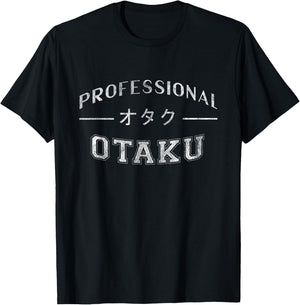 Funny Anime Manga Professional Otaku T-Shirt - T-Shirt | Black