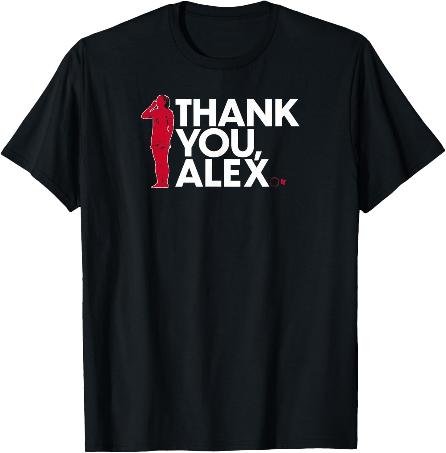 Alex Morgan - Thank You, Alex - United States Women's Soccer T-Shirt - T-Shirt | Black