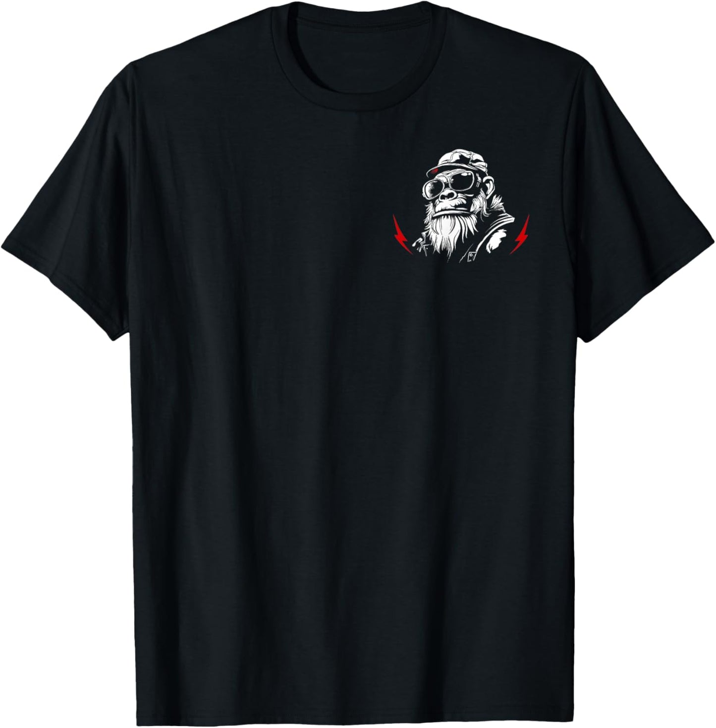 (2 Sided) It's Weird Being The Same Age As Old People Monkey T-Shirt - T-Shirt | Black