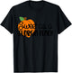 Sweet as a Georgia Peach t shirt with bright peach T-Shirt - T-Shirt | Black