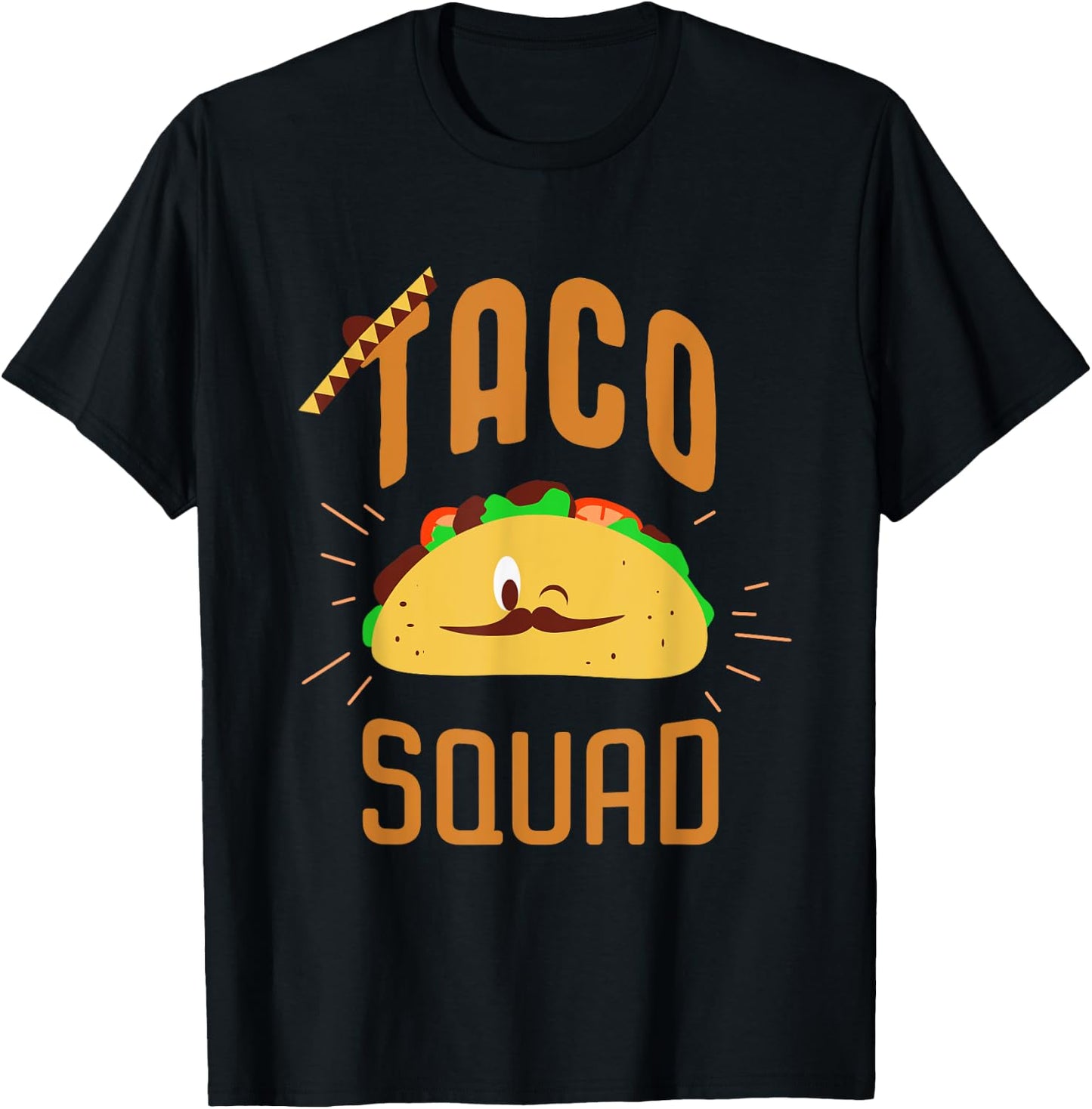 Taco Squad - Funny Taco T Shirt T-Shirt - T-Shirt | Black