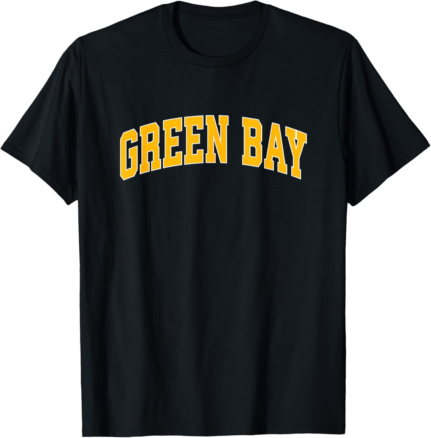 Green Bay - Throwback Design Print - Classic T-Shirt - T-Shirt | Black